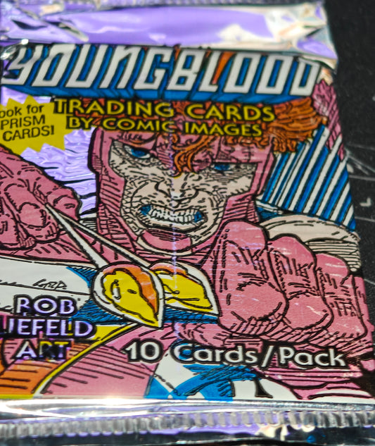 1992 Youngblood Trading Cards Sealed Pack 10 Cards a Pack Comic Images Liefield